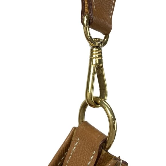Authentic Hermes Evelyne GM gold brown epsom leather crossbody - Picture 7 of 16